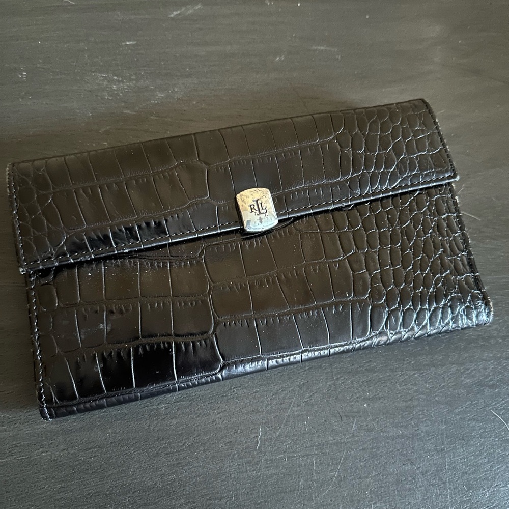 Ralph Lauren Black Leather Wallet